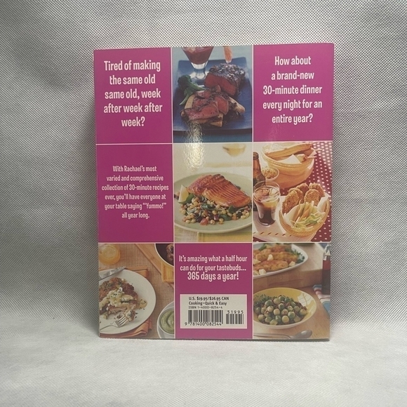 Recipes Book Rachael Ray 365: No Repeats Cooking Recipes Cookbook - Picture 2 of 2